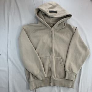 Essentials Fear of God Beige Pullover Hoodie Boys Youth Size 10